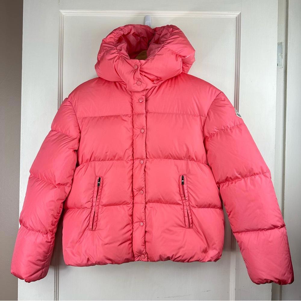 Moncler Kids Snap Button Caille Giubbotto Snap Button Down Puffer Jacket